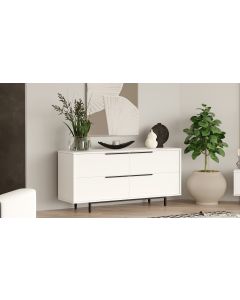 HANAH HOME Komoda On3-W, bela - 956LCS3441