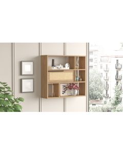 HANAH HOME Zidna polica On5-Su, svetlo braon