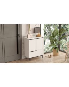 HANAH HOME Cipelarnik On8C-W, bela