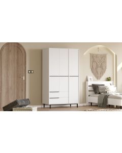 HANAH HOME Ormar On15-W, bela