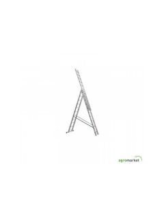 MAXMARA 48752 Merdevine aluminijumske profesional 3 x 13 - 95725
