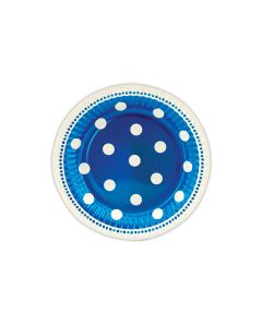 Tanjir kartonski 6/1 18cm plavi na tufnice unl-1338 - 95838-1