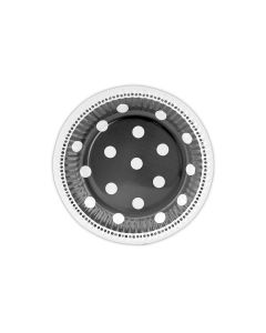 Tanjir kartonski 6/1 18cm srebrni na tufnice unl-1339 - 95839