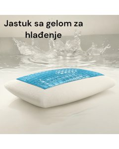 VIKTORIJA Jastuk sa plavim gelom za hladjenje 40x60x13cm Blue - VLK000153-a1