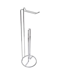 TENDANCE Držač toalet papira samostojeći 15x15x54 cm metal hrom - 96130102