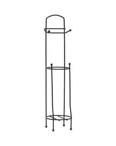 TENDANCE Samostojeći držač toalet papira metal crna - 9623108