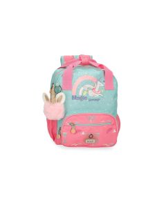 ENSO Ranac za devojčice Magic summer 28 cm pink - 8435692751572