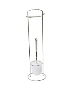 TENDANCE Držač toalet papira i wc četke metalni, hrom - 9639102