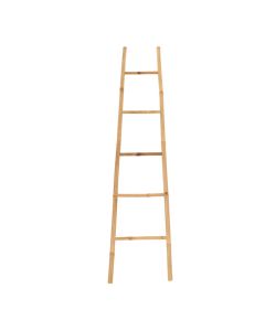 TENDANCE Držač za peškire u obliku merdevina sa 5 prečki 40x2,5x150cm bambus siva - 9646195