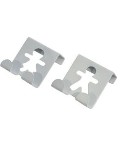 TENDANCE Kukice set 2/1 man design 4,8x5x5cm metal siva - 9688100