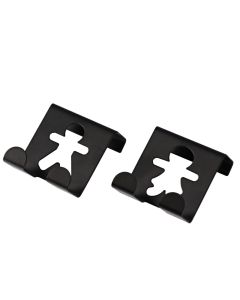TENDANCE Set kukica za fioku 2/1, crna - 9688108