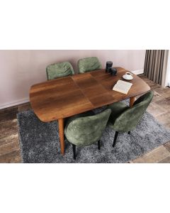 HANAH HOME Rasklopivi trpezarijski sto Retro 1191, braon - 974NMB1511