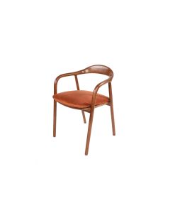 HANAH HOME Set trpezarijskih stolica PA - 033, braon/narandžasta