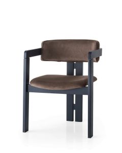 HANAH  HOME Trpezarijska stolica CO - 022, crna/braon