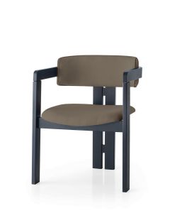 HANAH  HOME Trpezarijska stolica CO - 025, crna/braon