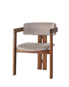 HANAH  HOME Trpezarijska stolica CO - 026, braon/krem