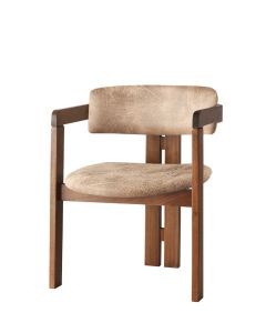 HANAH  HOME Trpezarijska stolica CO - 032, braon/bež