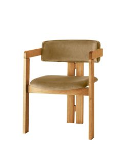 HANAH  HOME Trpezarijska stolica CO - 036, svetlobraon/krem