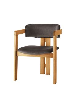 HANAH  HOME Trpezarijska stolica CO - 038, svetlobraon/antracit