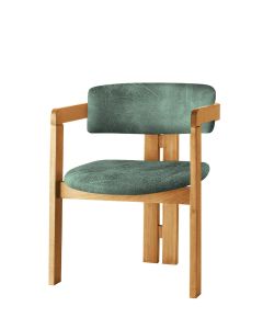 HANAH  HOME Trpezarijska stolica CO - 040, svetlobraon/zelena