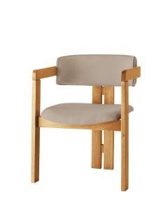 HANAH  HOME Trpezarijska stolica CO - 042, svetlobraon/bež