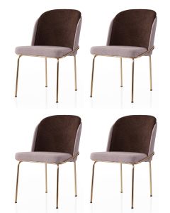 HANAH HOME Set trpezarijskih stolica 4/1 Dore 126 V4