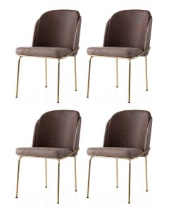 HANAH HOME Set trpezarijskih stolica 4/1 Dore 127 V4
