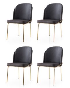 HANAH HOME Set trpezarijskih stolica 4/1 Dore 128 V4