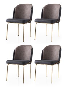 HANAH HOME Set trpezarijskih stolica 4/1 Dore 132 V4