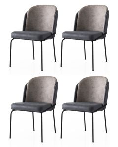 HANAH HOME Set trpezarijskih stolica 4/1 Dore 168 V4