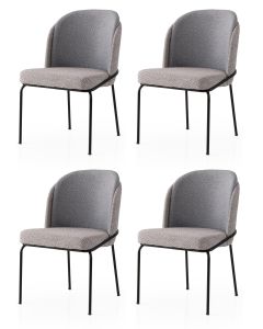 HANAH HOME Set trpezarijskih stolica 4/1 Dore 175 V4