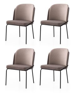 HANAH HOME Set trpezarijskih stolica 4/1 Dore 180 V4