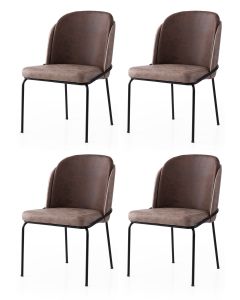 HANAH HOME Set trpezarijskih stolica 4/1 Dore 194 V4