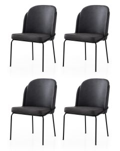 HANAH HOME Set trpezarijskih stolica 4/1 Dore 195 V4