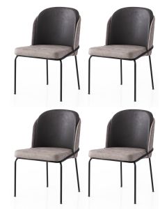 HANAH HOME Set trpezarijskih stolica 4/1 Dore 196 V4