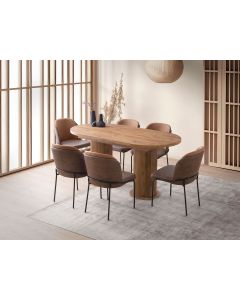 HANAH HOME Trpezarijski sto Gusto 2952, braon