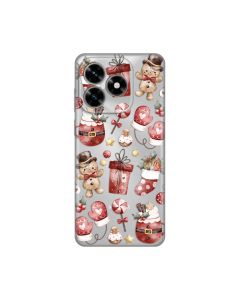 Maska za Honor X5c Plus Cozy Christmas Silikonska Print Skin