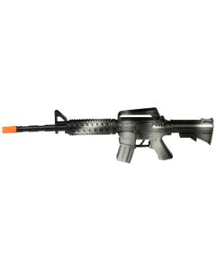 EDDY TOYS Plastična automatska puška crna za igru, 46 cm