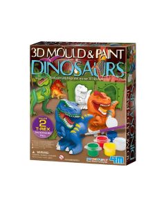 4M Napravi u 3D kalupu  dinosauruse i oboji ih 04777