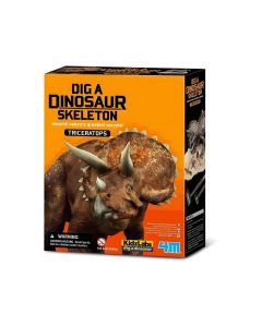 4M Iskopaj  skelet dinosaurusa Triceratopsa 03228