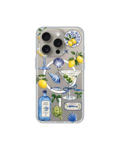 Maska za iPhone 15 Pro 6.1 Mediterranean Martini Print Magsafe