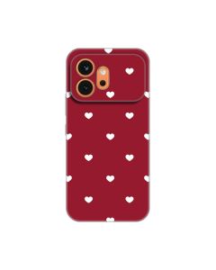 Maska za Honor 600 Burgundy Hearts Silikonska Print Skin