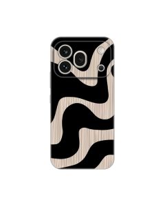 Maska za Honor 600 Pro Black Flow Silikonska Print Skin
