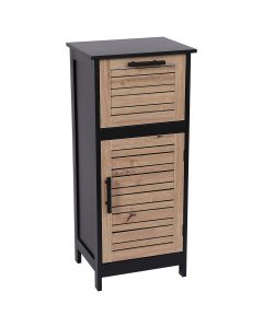 TENDANCE Kupatilski ormarić sa vratima i fiokom 83x36.5x30cm Bergen, braon/crna - 9902763