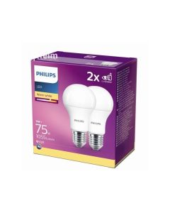 PHILIPS LED sijalica 11 W (75 W) E27 A60 WW FR set 2/1 - PS697