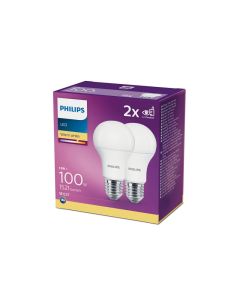 PHILIPS LED sijalica 13 W (100 W) E27 A60 WW FR set 2/1
