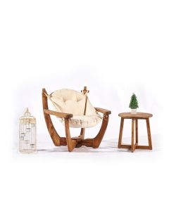 HANAH HOME Baštenski set fotelja i sto Relax, braon/bež - 991DVN1803