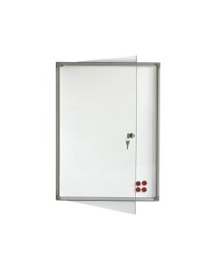 Tabla oglasna 2x3 GS44 4xA4 bela magnetna sa vratima i ključem 51X68 - A567
