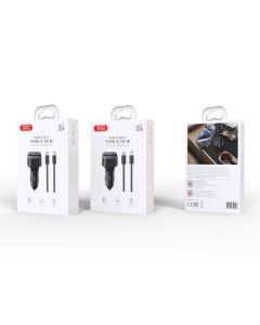 FOREVER Transmiter FM Bluetooth MP3 auto punjač sa kablom 30W, crna