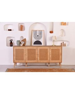 HANAH HOME Komoda Jut, braon - 998VOW1162